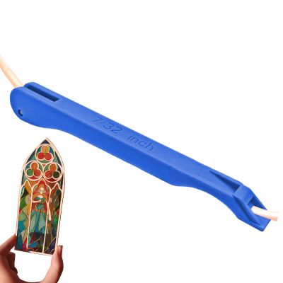 Tyinerc Stained Glass Foil Crimper, Hand Foiling Tool for Stained Glass
