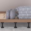 Ylnailky Adjustable Furniture Support Legs, Height-Adjustable Table Legs | Anti-Tip view 3