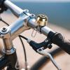 Aluminum Bicycle Ring Bell with Retro Handlebar Mount view 3