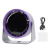 TOPINCN USB Rechargeable Desk Fan with LED Display view 4