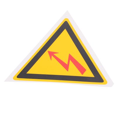 DECORNIJIA Self-Adhesive Electrical Warning Sign