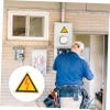 DECORNIJIA Self-Adhesive Electrical Warning Sign view 2