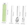Portable Stainless Steel Cutlery Set with Case for Lunchboxes view 2