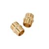 DSZUJTYROP 1 pc Brass Equal-Diameter Metric Thread M20x1.5 to Male Thread M20x1.5 Pipe view 1