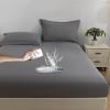 HAIBA Waterproof Mattress Cover 200 x 220 cm, up to 30 cm, Blue and Green view 3
