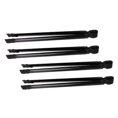 Alipis 4-Piece Outdoor Grill Charcoal Tongs, Metal with Heat-Resistant Handle