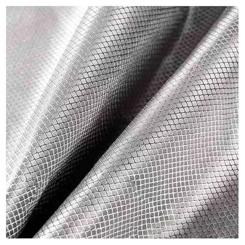 Faraday EMF Shielding Fabric – Silver RF Blocker for Radiation & Wi-Fi Signal Protection, for Faraday Bags, Car Keys & Curtains (Size: 7 m)