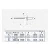 1,050-Piece GB12618 A2 Stainless Steel Blind Rivet Set, Round Head, M3–M5 (20 M4 × 14 mm) view 2