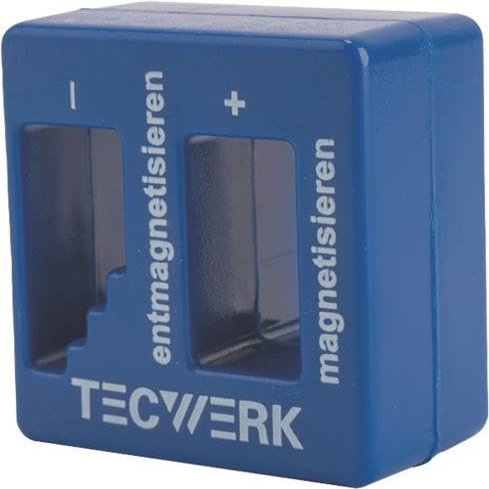 TECWERK 2000813150 Magnetizer/Demagnetizer, H 48 x W 50 x D 28 mm, Plastic Housing