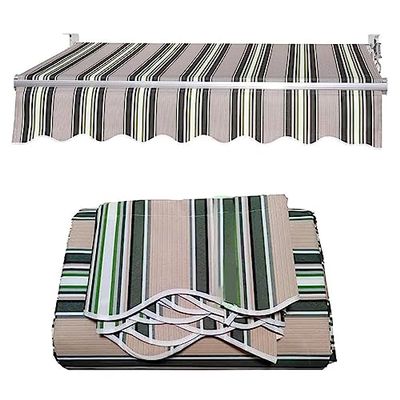 Retractable Patio Awning Replacement Canopy, Waterproof Outdoor Sunshade
