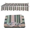 Retractable Patio Awning Replacement Canopy, Waterproof Outdoor Sunshade view 1