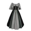 Sobzia Women's Medieval Renaissance Gothic Maxi Dress view 1