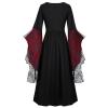 Women's Halloween Vampire Witch Gothic Medieval Dress view 3