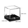 Luxshiny 10-Piece Mini Clear Plastic Display Boxes for Stones, Crystals, Minerals, and Rock Specimens view 2