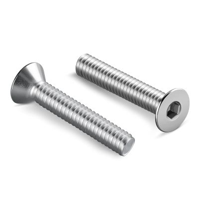 ORTAVA 100-Pack M4 x 16 mm Countersunk Hex Socket Screws