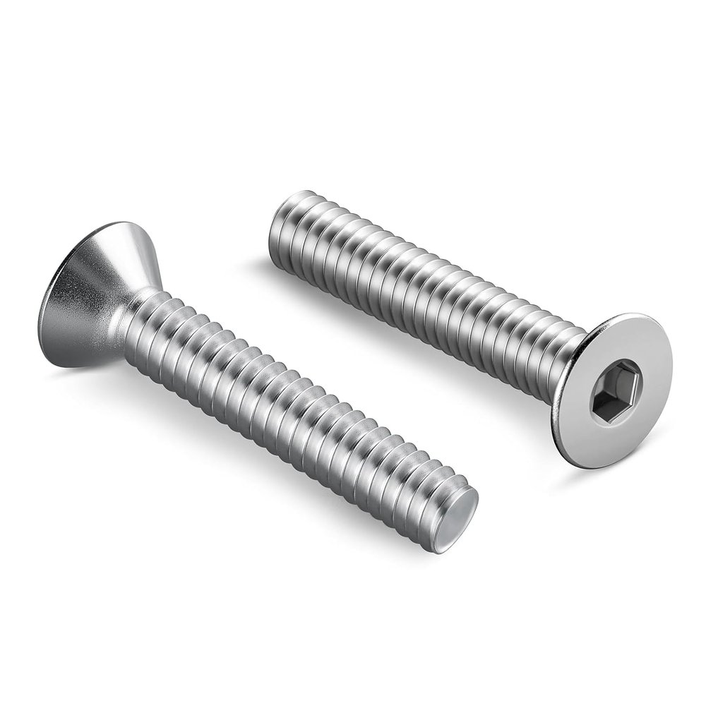 ORTAVA 100-Pack M4 x 16 mm Countersunk Hex Socket Screws