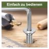 ORTAVA 100-Pack M4 x 16 mm Countersunk Hex Socket Screws view 4