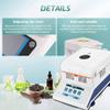 MJMLUCK Precision Moisture Analyzer with 0.02% Readability, Two Drying Modes, and Adjustable Temperature for Accurate Moisture Measurement of Powders, Herbs, and Tea (100 g/0.002 g) view 3