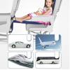 Airplane Foot Hammock with Memory Foam, 150 x 41 cm, Adjustable Travel Leg Rest view 4