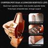 Chinese Shabu Shabu Copper Hot Pot with Charcoal Stove view 3