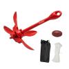Folding Boat Grappling Hook with 65.6 ft Rope, Accessory Set for Sailboats view 1