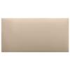 DHOME Smooth Upholstered Faux Leather Headboard, 70 cm High, 4 cm and 8 cm Thick, Wall-Mounted Acoustic Sound-Absorbing Headboard for Bedroom Beds, Beige, 140 cm, 4 cm Thick view 2