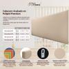 DHOME Smooth Upholstered Faux Leather Headboard, 70 cm High, 4 cm and 8 cm Thick, Wall-Mounted Acoustic Sound-Absorbing Headboard for Bedroom Beds, Beige, 140 cm, 4 cm Thick view 4