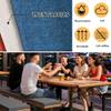 Padded Beer Bench Cushion for Beer Garden Sets, 190 x 28 x 3 cm, White view 3