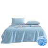 GSJNHY Cooling Blanket, Lightweight Summer Quilt with Double-Sided Cooling Fabric, White, 200 × 230 cm, 1.55 kg view 2