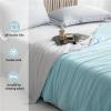 GSJNHY Cooling Blanket, Lightweight Summer Quilt with Double-Sided Cooling Fabric, White, 200 × 230 cm, 1.55 kg view 4