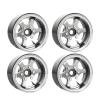 KEEDA 1.55-Inch Beadlock Wheels, Adjustable +2.8 mm / -4.4 mm Offset, 6-Spoke Gray, for 1/10 and 1/12 Crawlers view 1