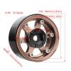 KEEDA 1.55-Inch Beadlock Wheels, Adjustable +2.8 mm / -4.4 mm Offset, 6-Spoke Gray, for 1/10 and 1/12 Crawlers view 4