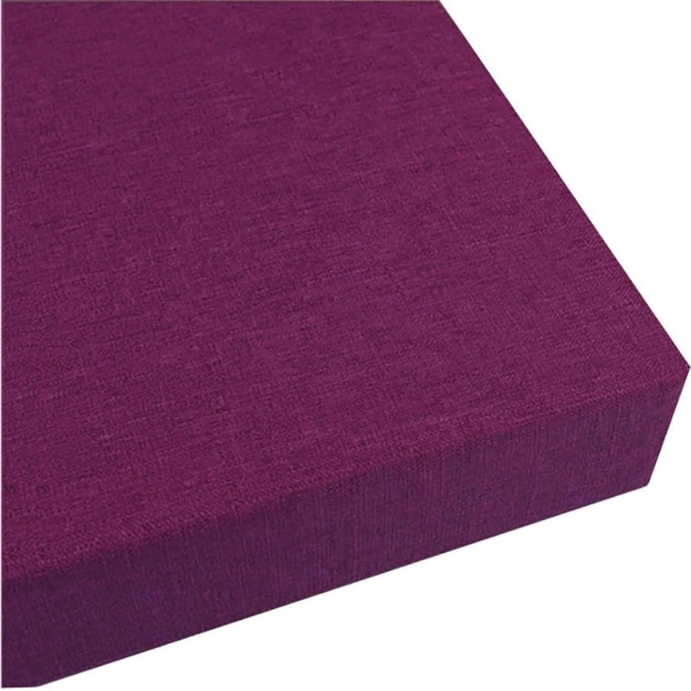 Non-Slip Bench Cushion, Purple, 210 x 40 x 5 cm
