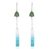 2-Piece Japanese Cast Iron Wind Chimes, Traditional Lucky Bells for Indoor or Outdoor Use view 1