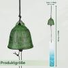 2-Piece Japanese Cast Iron Wind Chimes, Traditional Lucky Bells for Indoor or Outdoor Use view 2