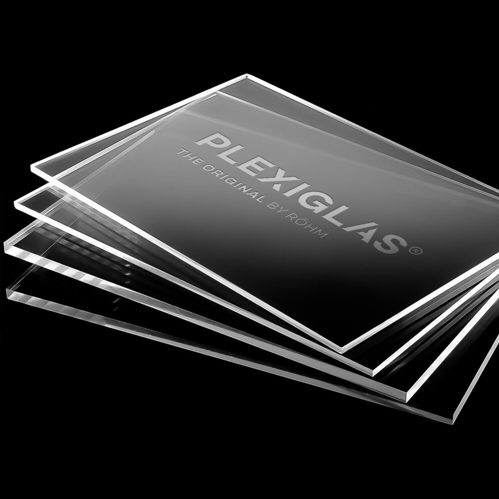 AtHaus PLEXIGLAS PMMA XT Acrylic Sheet, 2 mm Thick, 600 x 100 mm