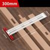 T-Type Hole Marking Ruler, Stainless Steel, 300 mm view 2