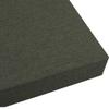 Indoor/Outdoor Bench Cushion, 90 x 50 x 5 cm, Black Gray view 1