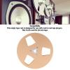Asixxsix 5-Inch Empty Tape Reel, 1/4-Inch, 3-Hole Aluminum Alloy, Gold view 3