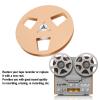 Asixxsix 5-Inch Empty Tape Reel, 1/4-Inch, 3-Hole Aluminum Alloy, Gold view 4
