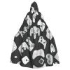 XTYGETY Unisex Game Controller Print Hooded Cape Costume view 1