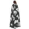 XTYGETY Unisex Game Controller Print Hooded Cape Costume view 4