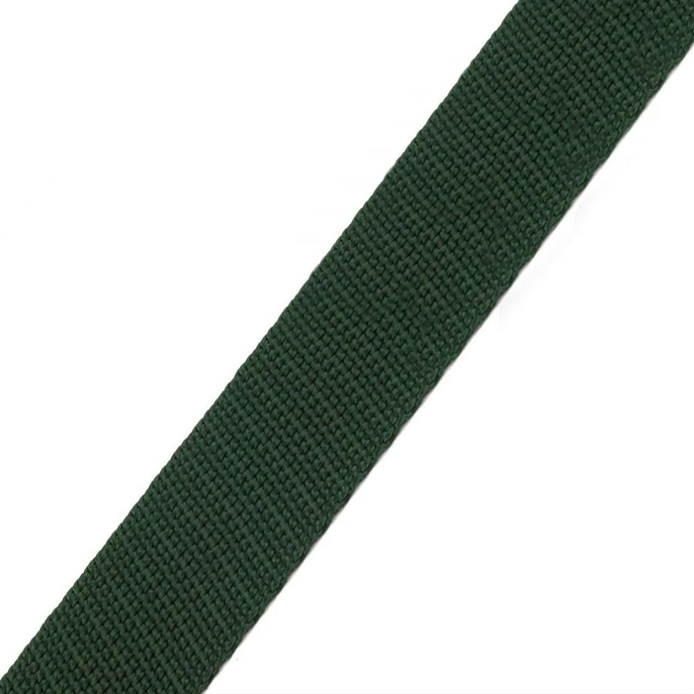 cyclingcolors Polypropylene Webbing, 20 mm Wide, 25 m Long, Dark Green
