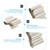 LIFKOME Tool-Free Stainless Steel 301 Cable Clips, 50-Pack view 4