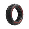 BERTGDA Solid Rubber Tire for Electric Scooters, 10 x 2.75, Red view 1