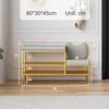 Shoe Storage Bench with Seat and Open Shelving view 2