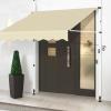 Adjustable Freestanding Patio Awning with Hand Crank, 2.5 m High view 1