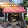 Adjustable Freestanding Patio Awning with Hand Crank, 2.5 m High view 4