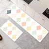 Kitchen Rugs Set of 2, Non-Slip Cream Kitchen Runner Mats, Washable, 60 x 90 cm + 60 x 180 cm view 1