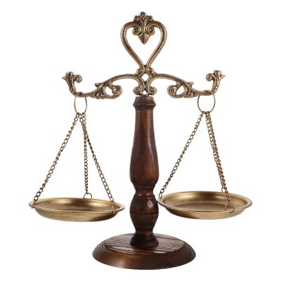 Gatuida Vintage Scales Sculpture with Storage